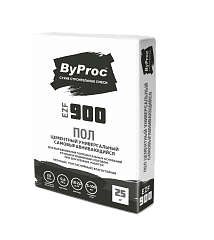 Пол цементный универсальный самовыравнивающийся ByProc EZF-900